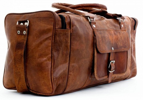 Herren leder seesack reise - herren,