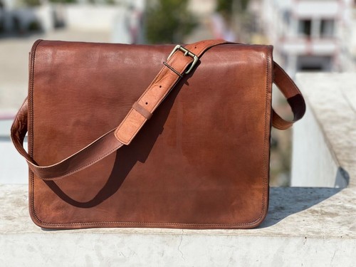 Braune vintage laptoptasche - braune, vintage-laptoptasche