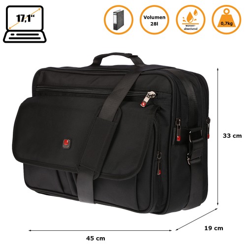 Xxl zoll laptoptasche - zoll,